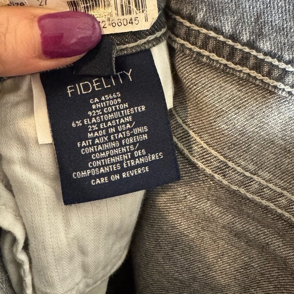 Fidelity Mid Rise Stevie Crop - Picture 8 of 9